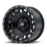 XD Series by KMC Wheels XD129 Holeshot Satin Black Wheel (17x8.5/5x120mm, +34mm offset)