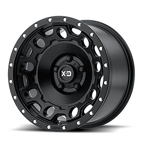  XD Series by KMC Wheels XD129 Holeshot Satin Black Wheel (17x8.5/5x120mm, +34mm offset)