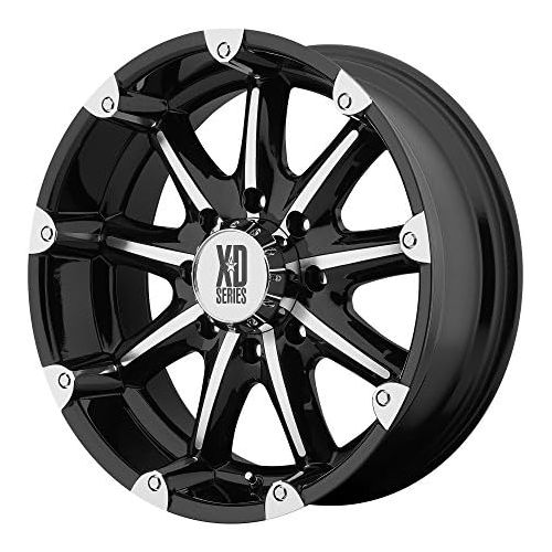  XD Series by KMC Wheels XD779 Badlands Gloss Black Wheel with Machined Accents (20x9/8x170mm, +18mm offset)