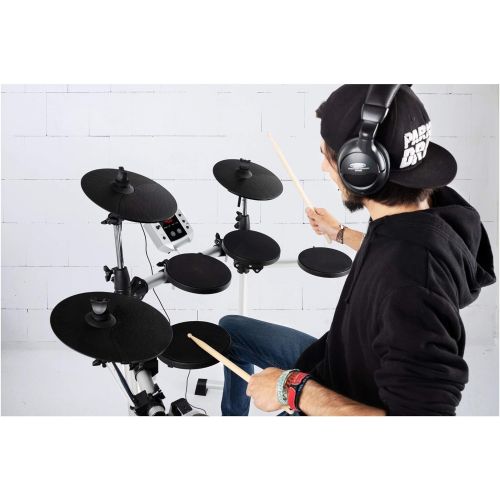  [아마존베스트]XDrum DD-400 E-Drum Set (Complete Drum, 4 Drum Pads, 3 Cymbal Pads, Sound Module with 180 Sounds, 10 Preset Kits, 40 Preset Songs, USB, MIDI)