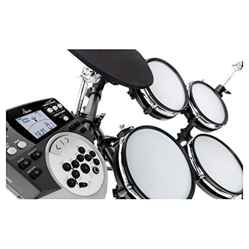  [아마존베스트]XDrum DD-530 Mesh Heads E-Drum Live Set with Drum Monitor and Stool (Electronic Drum, Headphone Connection, 400 Sounds, Learning Function)