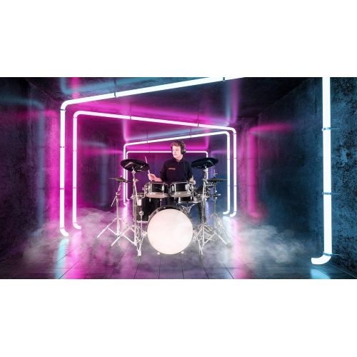  [아마존베스트]XDrum DD-670 Mesh E-Drum Kit - Electronic Drum Kit with Real HiHat and Wooden Boilers - 14 Snare Pad and 20 Kick Pad - 720 Sounds, 20 Preset and 20 User Kits - Includes Hardware -