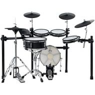 [아마존베스트]XDrum DD-650 Mesh E-Drum Kit - Electronic Drum Kit with Real Hi-hat - 14 Inch Snare Pad and 14 Inch Wooden Kick-Pad - 720 Sounds, 20 Preset and 20 User Kits - Includes Rack - Black