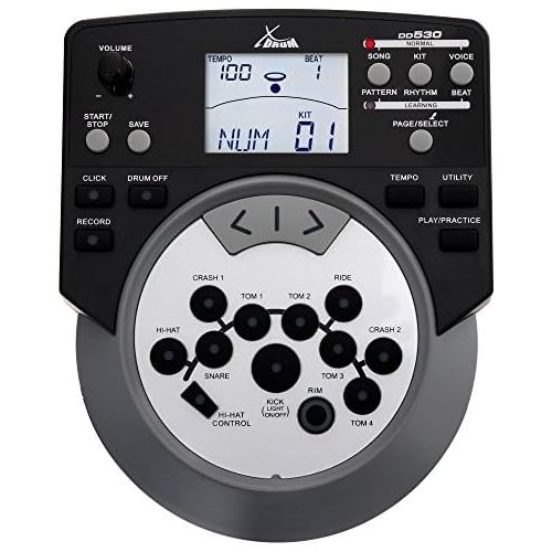  [아마존베스트]XDrum DD-530 Electronic drumset with mesh heads