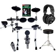 [아마존베스트]XDrum DD-402 Complete Electric Drum Set including Stool, Headphones and Drum School