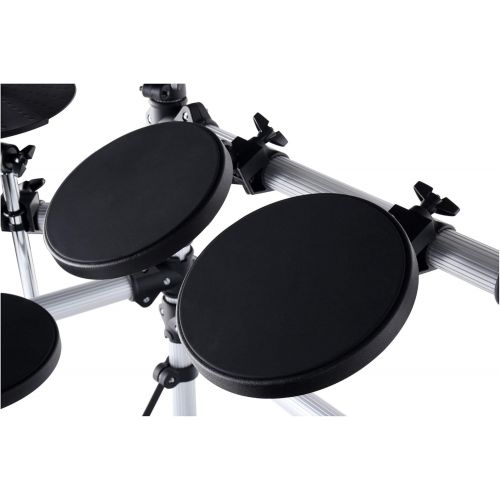  [아마존베스트]XDrum DD-402 Complete Electric Drum Set including Stool, Headphones and Drum School