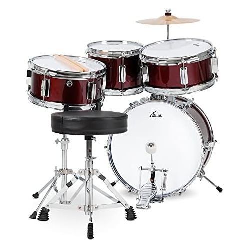  [아마존베스트]XDrum Junior Kids Drum Drumset (2-5 years) incl. DVD red