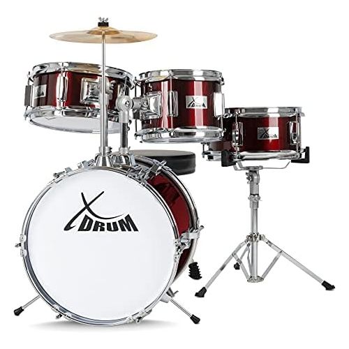  [아마존베스트]XDrum Junior Kids Drum Drumset (2-5 years) incl. DVD red