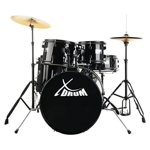  [아마존베스트]XDrum Rookie 20 Studio Drum Set Black