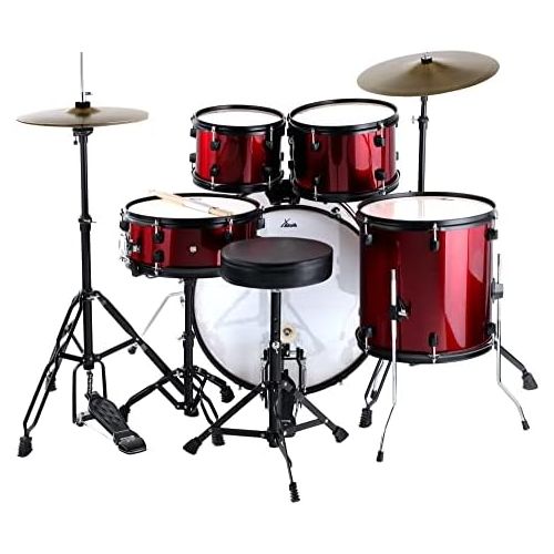  [아마존베스트]XDrum Rookie 22 Fusion drum Set, Ruby Red