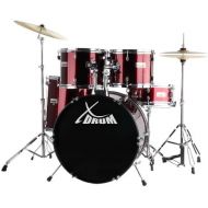 [아마존베스트]XDrum Semi Set (Drums and Drum School incl. DVD) red