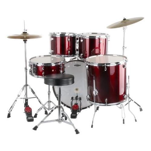  [아마존베스트]XDrum Semi Set (Drums and Drum School incl. DVD) red