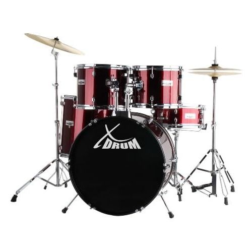  [아마존베스트]XDrum Classic Drums complete set red