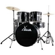 [아마존베스트]XDrum Rookie 22 Standard Drum Set Complete set Black