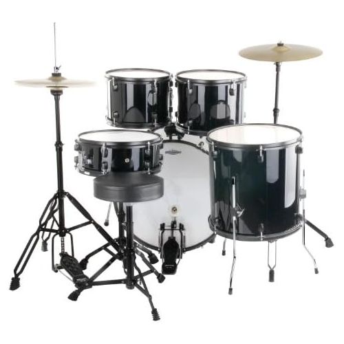  [아마존베스트]XDrum Rookie 22 Standard Drum Set Complete set Black