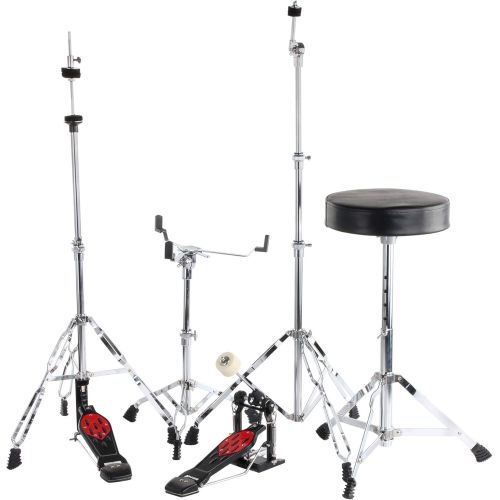  [아마존베스트]XDrum Semi 22 Standard Drumset Midnight Black SET incl. Boom Stand + Crash Cymbals