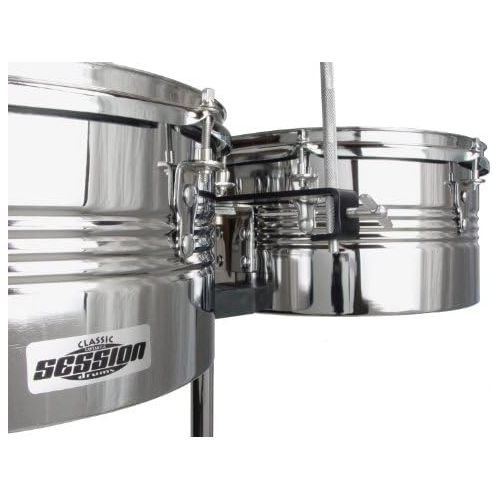  [아마존베스트]XDrum Timbales Set - 33 and 35.6 cm (13 and 14 Inches) Including Cowbell