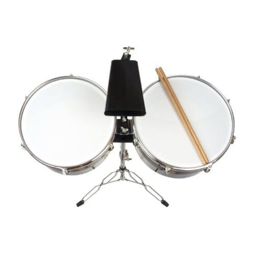  [아마존베스트]XDrum Timbales Set - 33 and 35.6 cm (13 and 14 Inches) Including Cowbell