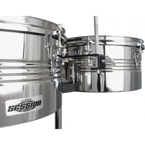  [아마존베스트]XDrum Timbales Set - 33 and 35.6 cm (13 and 14 Inches) Including Cowbell