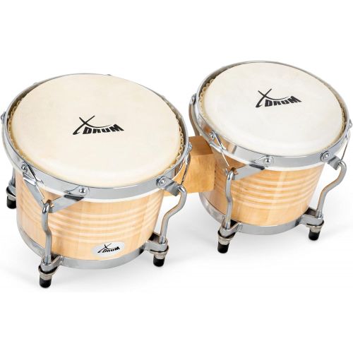  [아마존베스트]XDrum Bongo Pro Natural SET incl. Bongo carrying bag