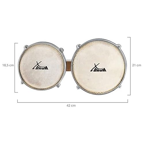  [아마존베스트]XDrum Bongo Retro SET incl. Bongo Bag