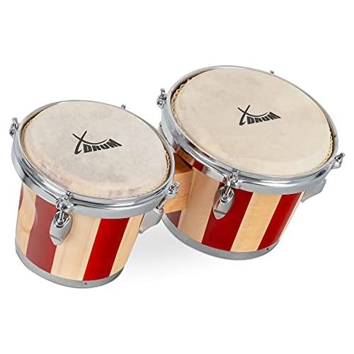  [아마존베스트]XDrum Bongo Retro SET incl. Bongo Bag