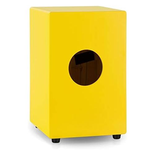  [아마존베스트]XDrum KC-37G Childrens Cajon Small Cajon Especially for Children Only 36 cm High Snare Effect Due to Tuneable Guitar Strings Yellow