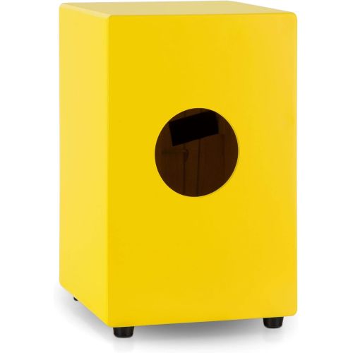  [아마존베스트]XDrum KC-37G Childrens Cajon Small Cajon Especially for Children Only 36 cm High Snare Effect Due to Tuneable Guitar Strings Yellow