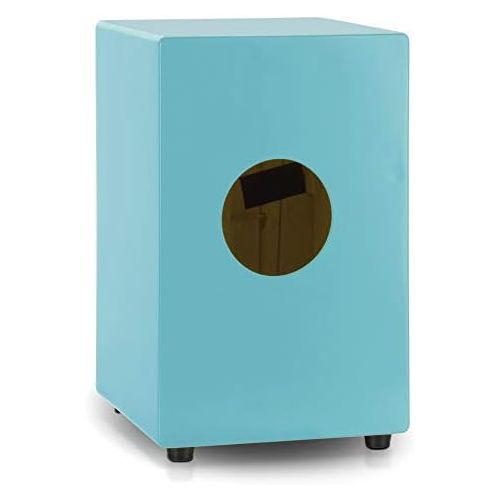  [아마존베스트]XDrum KC-37B Childrens Cajon Small Cajon Especially for Children Only 36 cm High Snare Effect Due to Tuneable Guitar Strings Blue