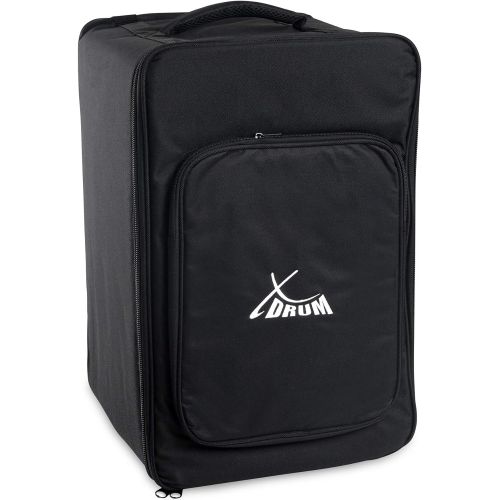  [아마존베스트]XDrum Pro Cajon Peruana Ash (2 Birch & Ash Pickplates, Snare On/Off Function on Birch side, 50 cm high, Includes Backpack Bag)