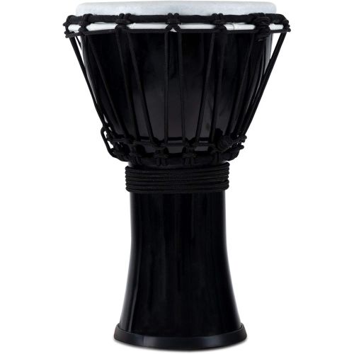  [아마존베스트]XDrum Djembe 7 Inches Made from PVC with String Tuning System Plastic Skin with Natural Look Height 31 cm Black