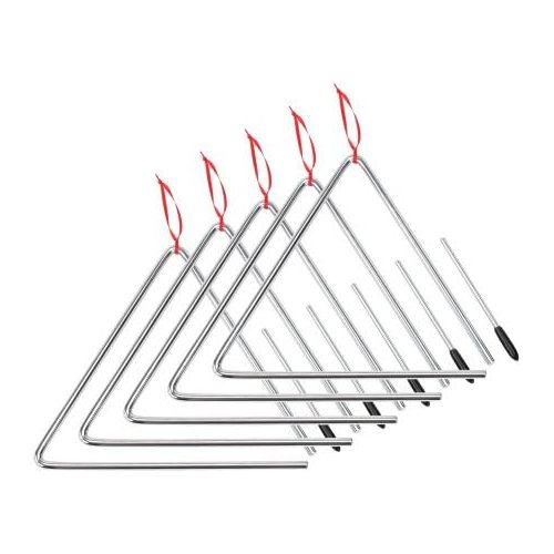  [아마존베스트]XDrum Triangle, 25cm SET 5 x + Mallets