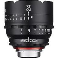 Samyang XEEN 24mm T1.5 - camera lenses (SLR, Aluminium, Canon EF, Full frame, Canon, Black)