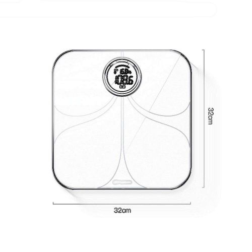  XF Scales Body Fat Scale - Smart Bluetooth Weight Scale Body Fat Scale Weight Scale Health Scale Home Adult Family Dormitory Bathroom Accessorie (Color : White)