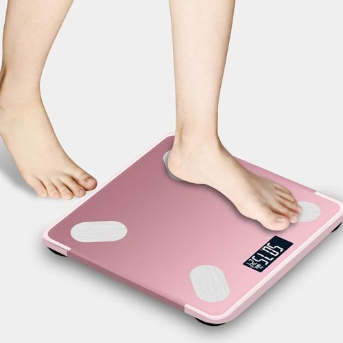  XF Scales Body Fat Scale - Smart Bluetooth Charging Model Precision Small Electronic Scale Sports Weight Loss Scale Adult Male and Female Fat Scale Bathroom Accessorie (Color : Chi