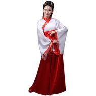 XFentech Womens Ancient Chinese Style Clothes Tang Suit Hanfu Princess Chaise Dress Cosplay Performances Costume