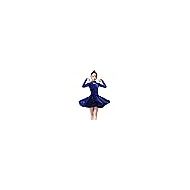 XFentech Performance Costumes Latin Girls Childrens Dance Outfits Cha Cha Skirts Tango Dress Winter Autumn