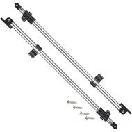 Adjustable Bimini Top Rear Support Poles, Universal Fit for 3-4 Bow Bimini Top, Marine Grade Aluminum Pole