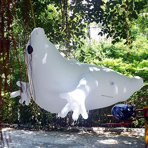  할로윈 용품XHBYG Inflatable Ghost, Pre-Lit Ghost and Pumpkins Inflatable Halloween Decoration,White
