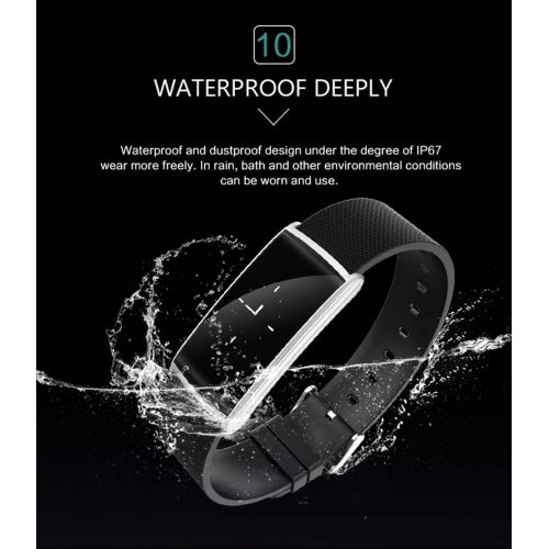  XHBYG Smart Bracelet Smart Wristband Heart Rate Monitor Blood Pressure Waterproof Smart Bracelet Bluetooth Watch