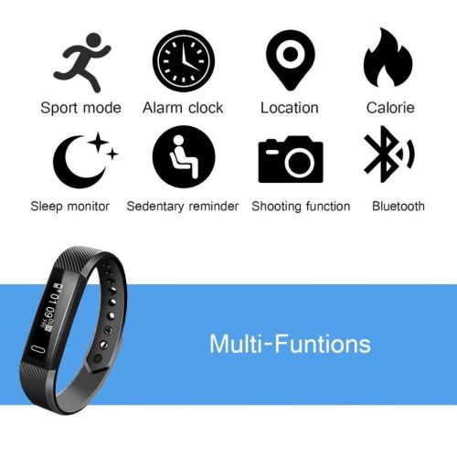  XHBYG Smart Bracelet Smart Bracelet Fitness Tracker Pedometer Bluetooth Smartband Life Waterproof Sleep Monitor