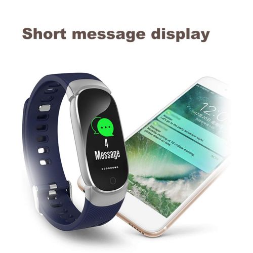  XHBYG Smart Bracelet IP67 Waterproof Smart Band Fitness Touchable Screen Smart Band Message Heart Rate Time Wristband Gift for Women Girl
