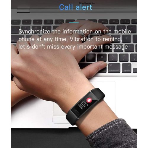  XHBYG Smart Bracelet Smart Wristband Heart Rate Blood Oxygen Sleep Monitor Fitness Tracker Smart Band Color Display Sport Smart Bracelet Ladies