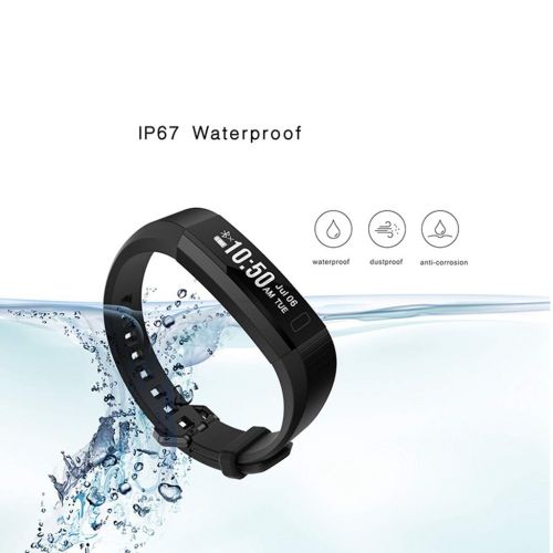  XHBYG Smart Bracelet Smart Bracelet Pedometer Activity Fitness Tracker Sleep Heart Rate Monitor Band Call SMS Reminder