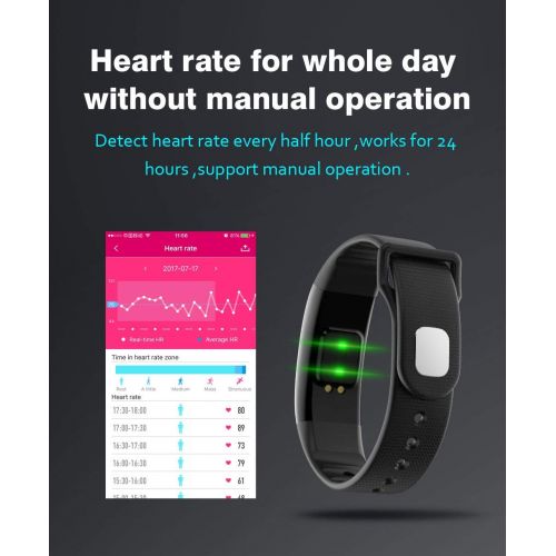  XHBYG Smart Bracelet New Smart Bracelet Smart Band Heart Rate Monitor Blood Pressure Smart Wristband Fitness Bracelet Call SMS Clock