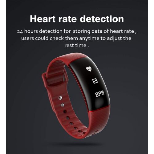  XHBYG Smart Bracelet New Smart Bracelet Smart Band Heart Rate Monitor Blood Pressure Smart Wristband Fitness Bracelet Call SMS Clock