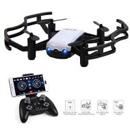 XHH Drone with Camera Live Video and Quadcopter with Adjustable Wide-Angle WiFi Camera - Follow me to Keep The Smart Battery Long Control Range