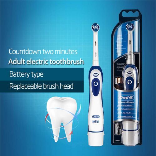  XHH Electric Toothbrush, Battery Electric Toothbrush Oral Hygiene Dental Rotating Toothbrush Head Child Adult Dental whitening Cleaner