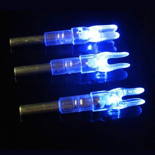  XHYCKJ 6PCS S Led Lighted Nocks for Arrows with .244/6.2mm Inside Diameter,Screwdriver Included