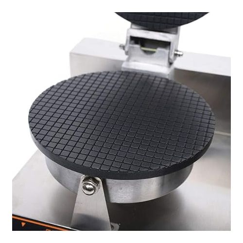  Waffle Maker Commercial Electric Nonstick Ice Cream Waffle Cone Baker Maker Machine 1200W*2